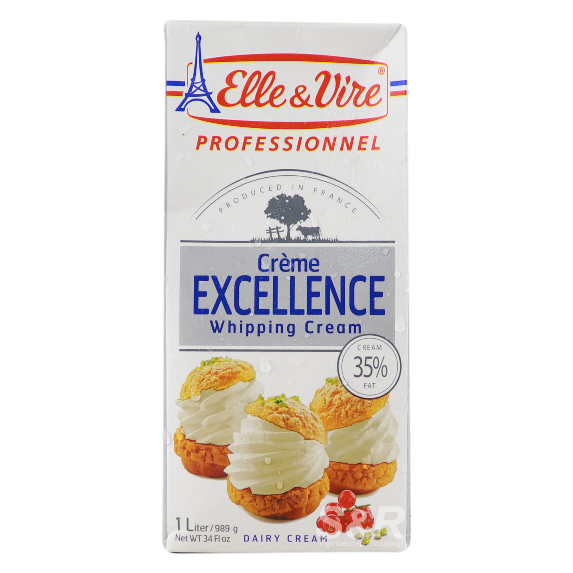 Elle & Vire Excellence Whipping Cream 1L